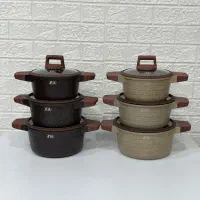 قابلمه ۶پارچه اجری zio