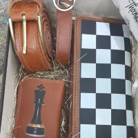 ست چهار تیکه مردانه چرم طبیعی گاوی