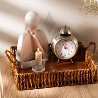 پخش انواع سبد حصیری ساده.دسته چرمی.کف چوب.|ظروف سرو و پذیرایی|آفتاب, |دیوار