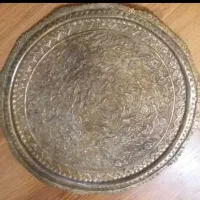 سینی قلمزنی مسی قدمت دار|کلکسیون اشیاء عتیقه|اصفهان, قلعه طبره|دیوار