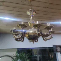 سه عدد لوستر برنز 10شاخه|لوستر و چراغ آویز|کرج, عظیمیه|دیوار