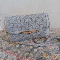 کیف دستباف مکرومه