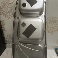 سینک توکار لگن چپ دوقلو