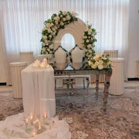 گل آرایی بادکنک آرایی تزئین خنچه ی عروس بله برون