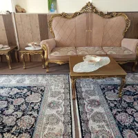 مبلمان سلطنی چوب راش 9نفره|مبلمان خانگی و میز عسلی|اردکان, |دیوار