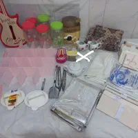 وسایل آشپزخانه و آسیاب مولینکس و گلسرخی قدیمی شیک