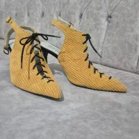 کفش پاشنه بلند مخمل