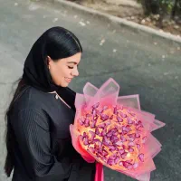 دسته گل پروانه با نور ال ای دی