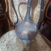 دوغ خوری برنجی سماور ورشو و افتابه بزرگ مس|کلکسیون اشیاء عتیقه|تهران, ائمه اطهار|دیوار