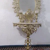 آیینه شمعدان برنجی