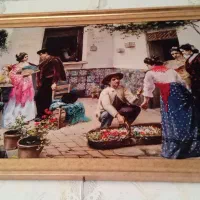 تابلو طرح فرش درحد نونو