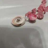 گردنبند صدف و تسبیح