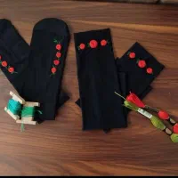 جوراب و ساق دست گلدوزی