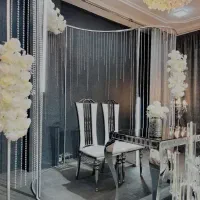 میز پایه کمانی صندلی شیواری و لهستانی