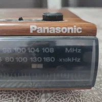 رادیو ساعت بدون آنتن طرح چوب و کلکسیونی پاناسونیک