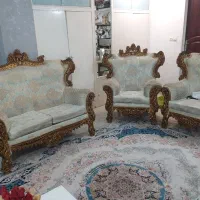 مبل سلطنتی ۷نفره|مبلمان خانگی و میز عسلی|رشت, آب و برق|دیوار