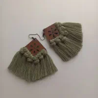 گوشواره مکرومه