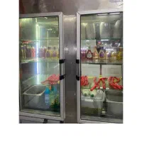 یخچال ۴ درب دو طرف شیشه و یخچال خوابیده