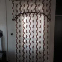 فروش ۵ عدد پرده سالم پنجره همراه سرپرده