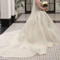 لباس عروس دوخت مزون مینا رحمتی