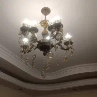 یک جفت لوستر لوستر 5شاخه دوبل|لوستر و چراغ آویز|کرج, گوهردشت|دیوار