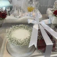 باکس کیک و گل