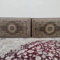 یک دست پشتی زرشکی از جنس پنبه سالم سالم