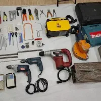 ابزار ، ترانس جوش ، بتن کن ، آچار ، دریل
