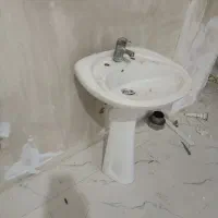 روشویی و شیر اهرمی باآینه