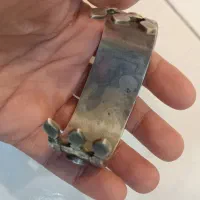 دستبند نقره ۱۰۳ گرم معاوضه با نقره|کلکسیون اشیاء عتیقه|اصفهان, دانشگاه اصفهان|دیوار