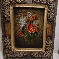 دو عدد تابلو فرش دستباف|تابلو فرش|زنجان, |دیوار