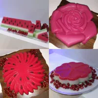 کیک تولد و ژله خانگی به مناسبت روز زن و یلدا|خدمات پذیرایی، مراسم|رشت, یخسازی|دیوار