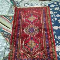 ۴عدد قالیچه قدیمی  دست بافت|فرش|اقبالیه, |دیوار