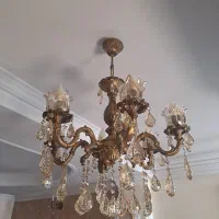 لوستر ۶ شاخه برنز