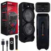 اسپیکر بلوتوثی چمدانی 16 اینچ دو باند مدل ZQS-8210|پخش‌کننده همراه|شیراز, تحویلی|دیوار
