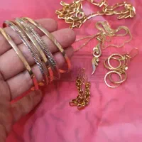 النگو طلا همگی سالم و نو|جواهرات|خرم‌آباد, |دیوار