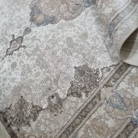 دوعددفرش 9متری 1200شانه فیلی رنگ گل برجسته