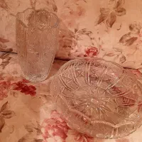 ست گلدان و کاسه اصل چک خورشیدی