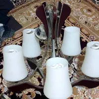 لوستر بهمراه دیوارکوب یدونه