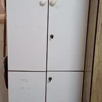 کمد ۴درب سفید محکم جنس خوب