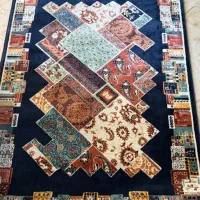 دوتخته فرش درجه یک کرامتیان مدل چهل نقش۱*۱/۵ متر