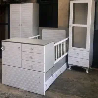 تخت و کمد نوزاد|تخت و سرویس خواب|اراک, |دیوار