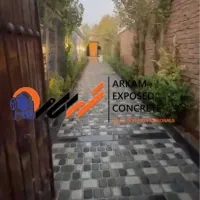 کف پوش کوبیک بتنی مستقیم از تولیدی