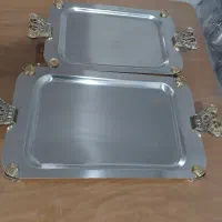 فروش دو عدد سینی استیل