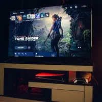 پلی استیشن ۵ اسلیم دیجیتال به همراه تلویزیون 4k|کنسول، بازی ویدئویی و آنلاین|تهران, اکباتان|دیوار