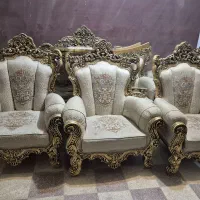 مبل سلطنتی ۹نفره با میز عسلی درجه یک