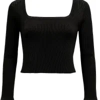 کراپ زنانه آستین بلند