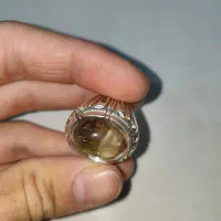 انگشتر دُر مو طلایی جهت معاوضه با انگشتر های|جواهرات|ایلام, |دیوار