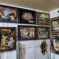 انواع دکوری تابلو فرش و آینه و چراغ و نقاشی وساعت|صنایع دستی و سایر لوازم تزئینی|الوند, |دیوار