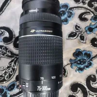 لنز حرفه ای ۷۵/۳۰۰ ژاپنی کنون|دوربین عکاسی و فیلم‌برداری|شیراز, تندگویان|دیوار